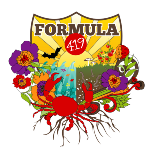 Colorful logo of Four Seasons Bulk Soil – Formula 419, which is a high-nitrogen blend