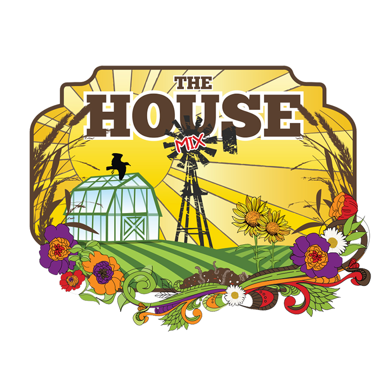 Colorful logo of Four Seasons Bulk Soil – House Mix, an excellent choice for indoor gardeners
