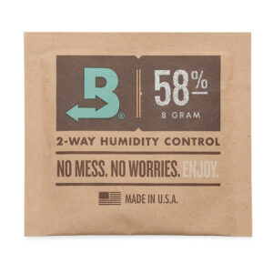 Boveda Humidity Control Packs, here at the 58% humidity level, need no activation or maintenance