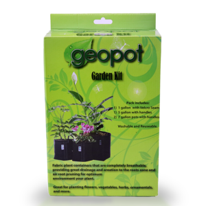 The GeoPot Garden Kit offers a collection of the most popular sizes and styles