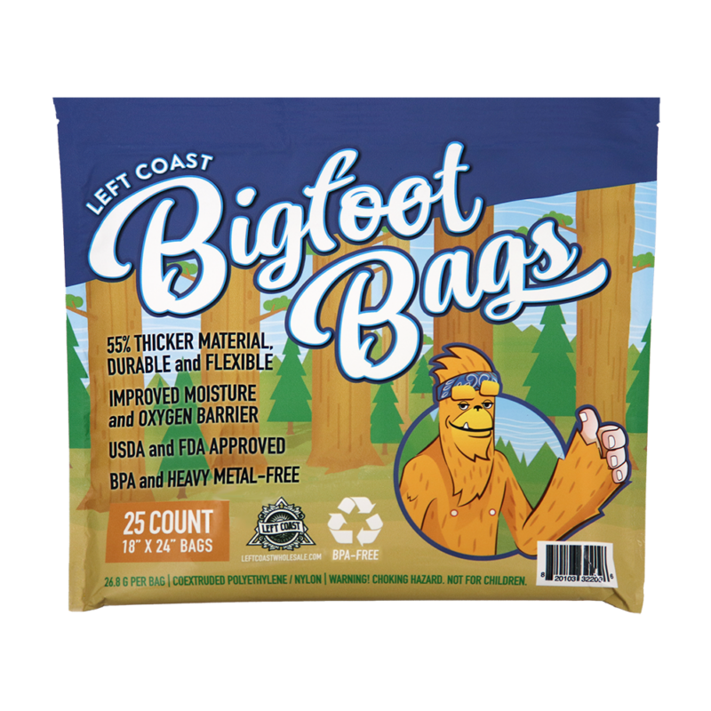25 count, heavy duty Left Coast Bigfoot Bags