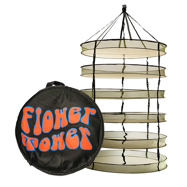 The Flower Tower Dry Rack buckle style allows for maximum air flow during drying
