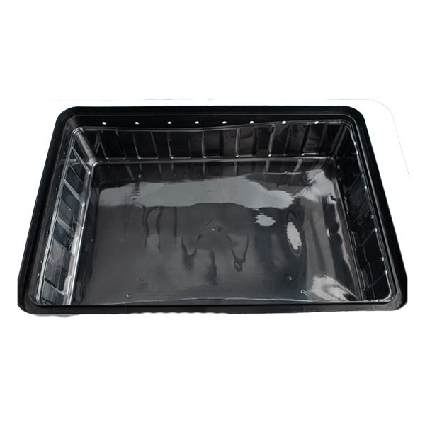 The Max Yield Bin fits a clear liner for the bottom tray to aid in easy clean up.