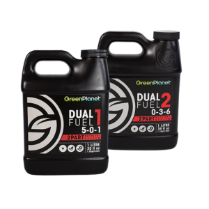 Green Planet Nutrients – Dual Fuel 1 & 2 provide nitrogen, phosphorus and potassium