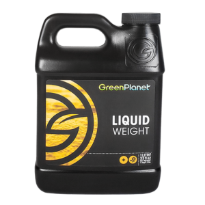 Green Planet Nutrients – Liquid Weight, here in 1-liter size, blends simple and complex carbs