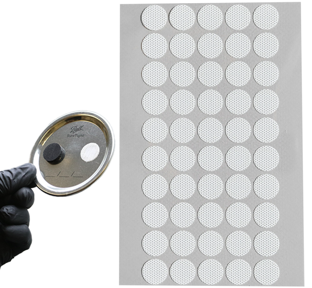 Adhesive Jar Filter Discs Left Coast Wholesale