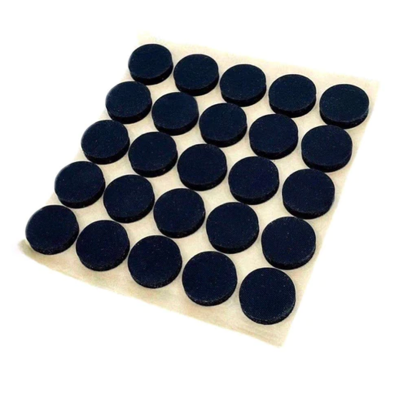 a sheet of 25 rubber self-healing injection ports, commonly used in mycology.
