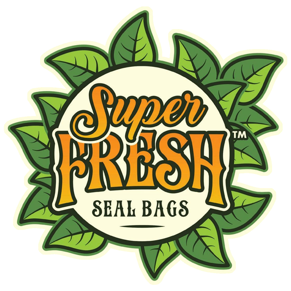 Super Fresh Seal Bags logo with green leaves